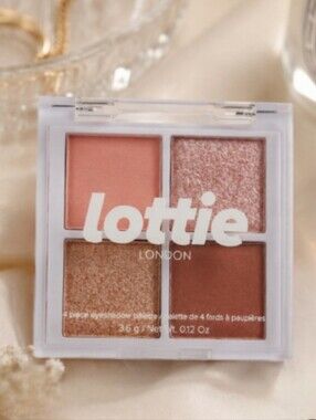 Lottie London Rose Golds Eyeshadow Quad Sealed Everyday Travel Soft Glam Palette